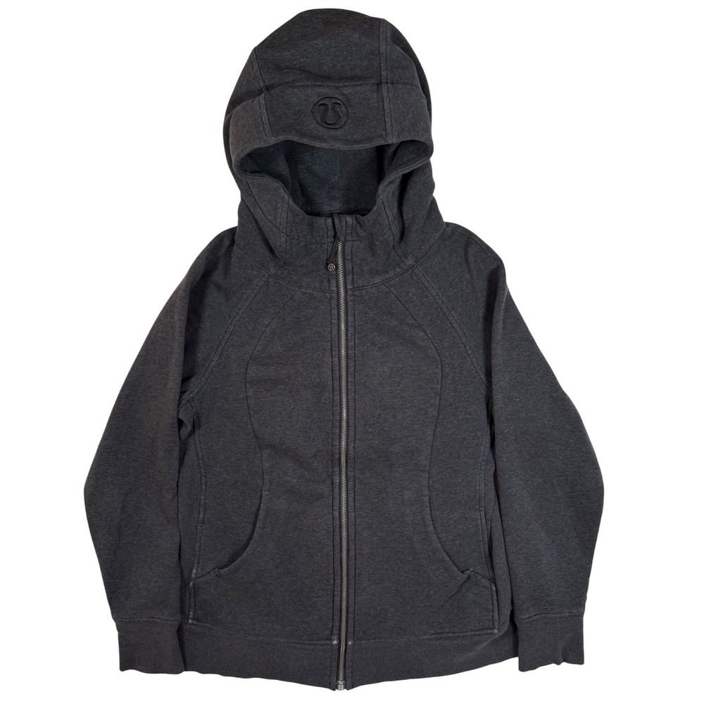 LULULEMON Women's Full Zip Scuba, Charcoal Gray, Size 10